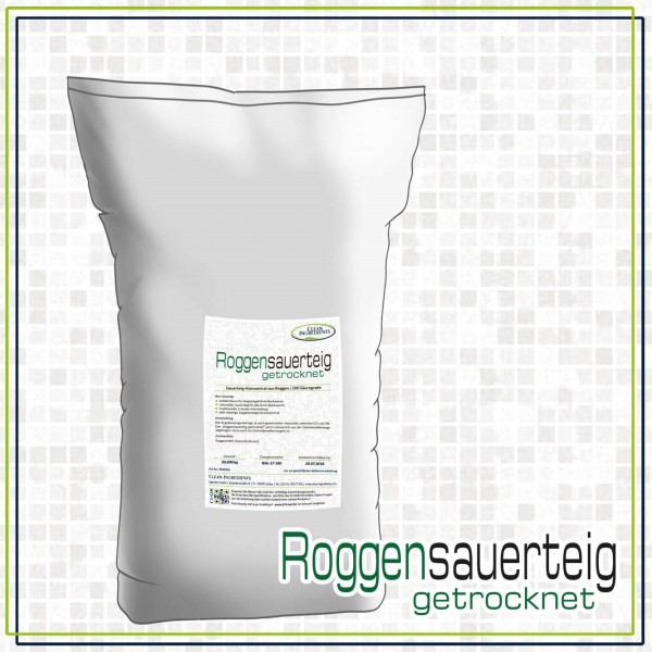 Roggensauerteig getrocknet